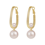 Vintage Charming Korean Fashion Pearl Earrings