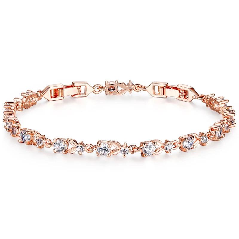 Luxury Rose Gold Color Bracelet