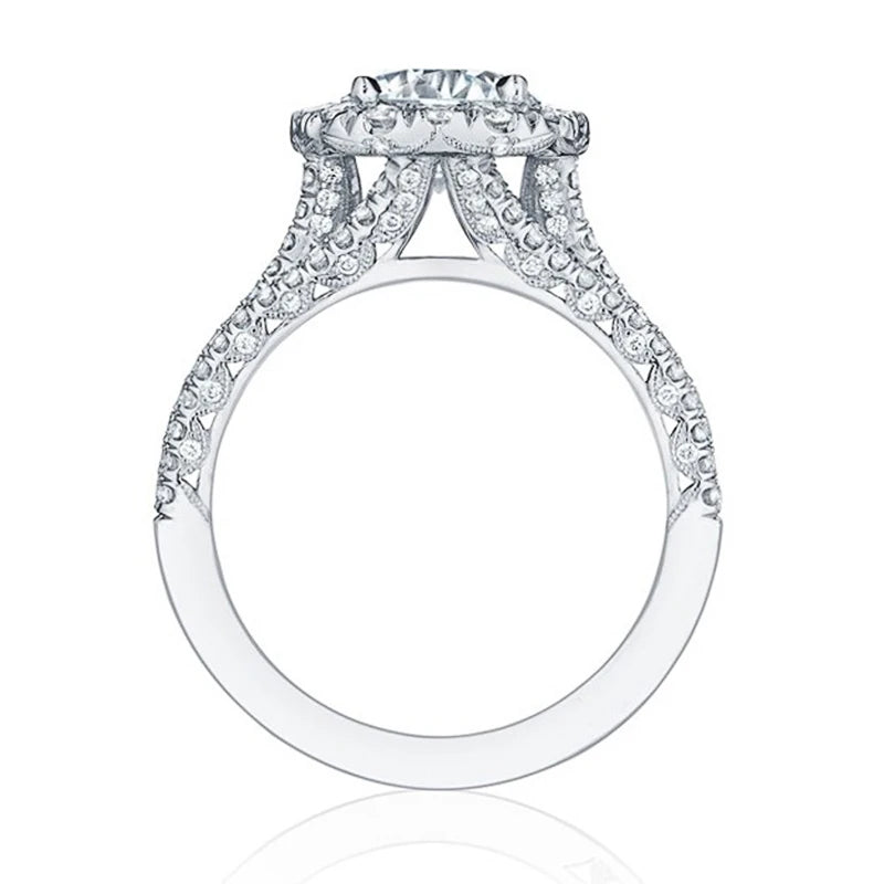 Cubic Zirconia Luxury Engagement Ring