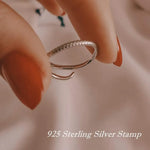 Sterling Silver Snake Adjustable Ring