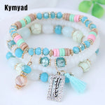 Bohemian Beads Crystal Charms Bracelets