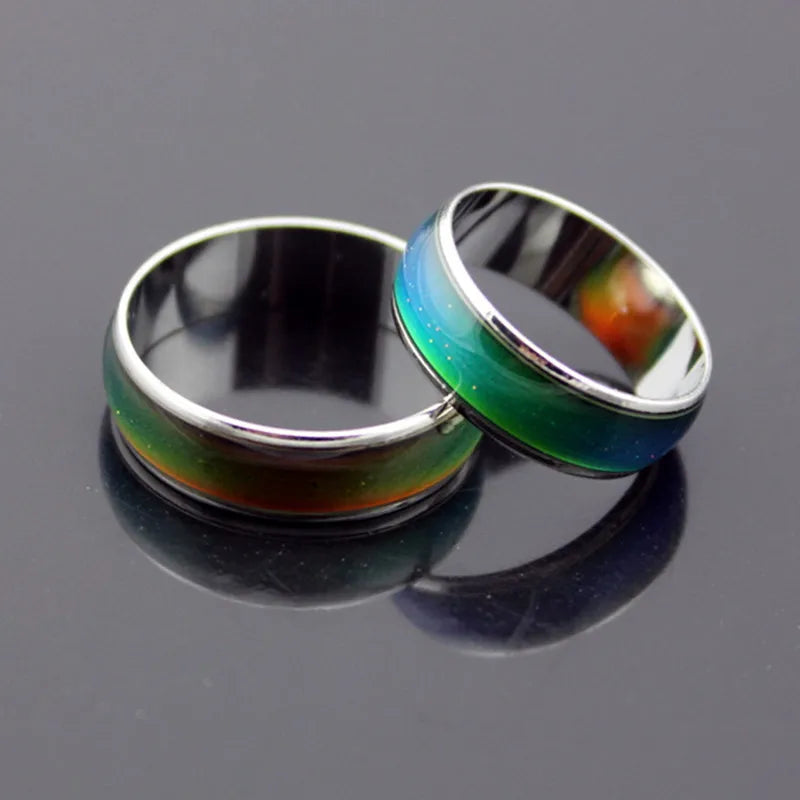 Stainless Ring Changing Color Mood Ring