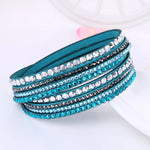 Multilayer Rhinestone Crystal Bracelet