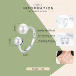 925 Sterling Silver & Freshwater Pearl Cultured Ring