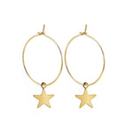 Simple Gold Earrings