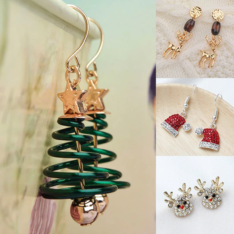 Trendy Statement Christmas Earrings