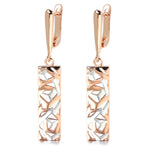 Ethnic Retro Square Drop Earrings