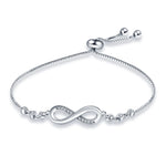 925 Sterling Silver Infinity Bracelet