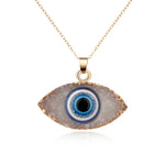 Vintage Boho Eye Pendant Necklace