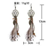 Antique Vintage Bohemian Ethnic Tassel Earrings