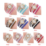 Analog Quartz Rhinestone Bracelet Watch