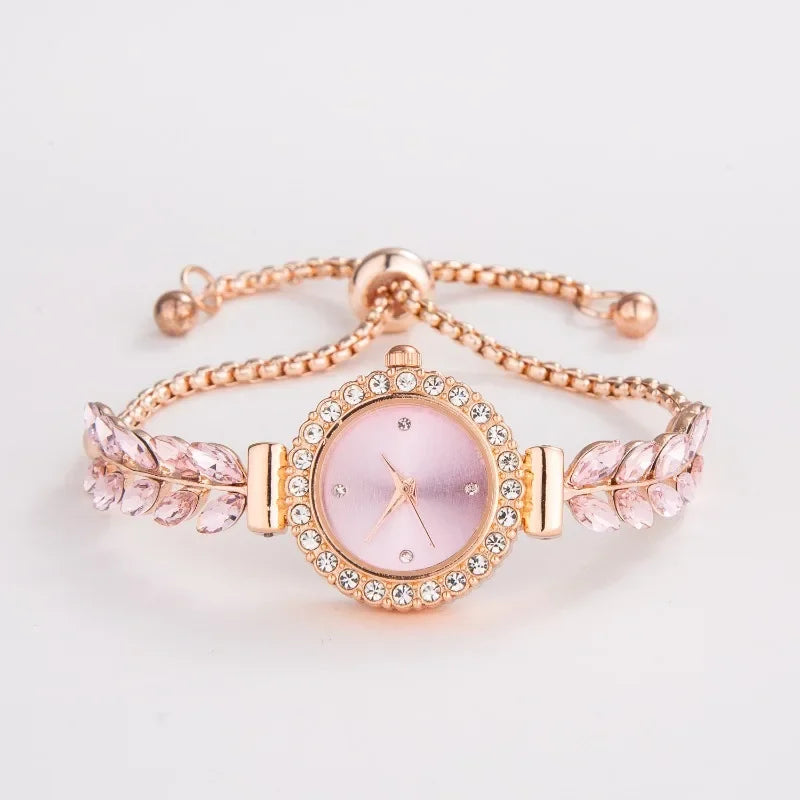 Simple Women's Feather Bracelet Watch