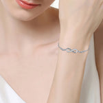 925 Sterling Silver Infinity Bracelet