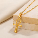 VIntage Cross Pendant Necklace