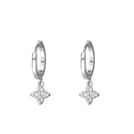 925 Sterling Silver Sweet Floral Earrings