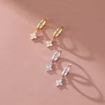 925 Sterling Silver Sweet Floral Earrings