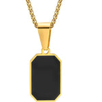 Geometric Square Necklace