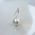 Genuine Natural Freshwater Pearl Earrings 925 Sterling Silver