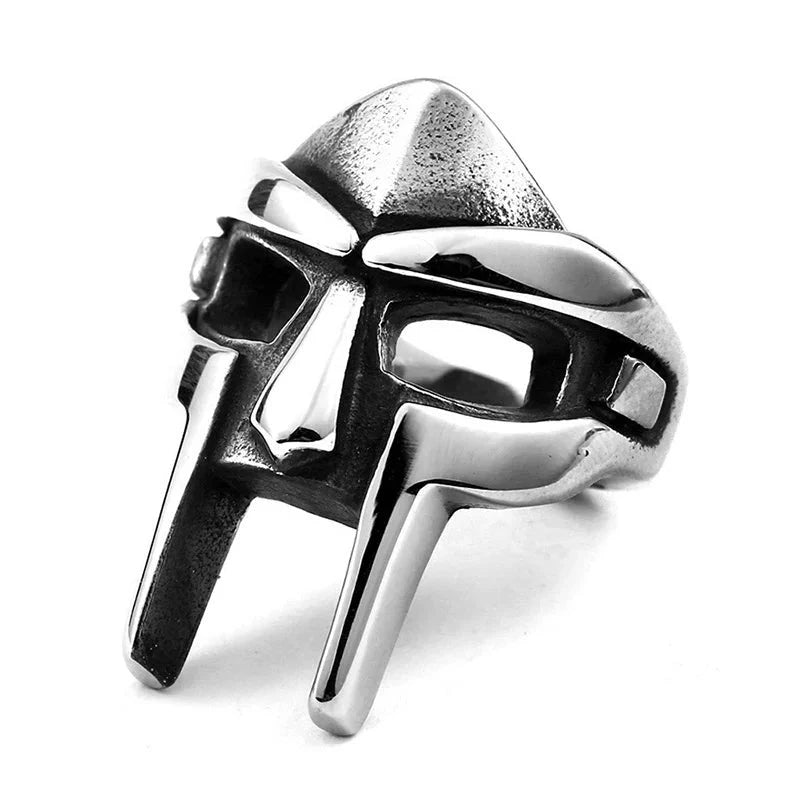 Goth Hip Hop Mask Ring