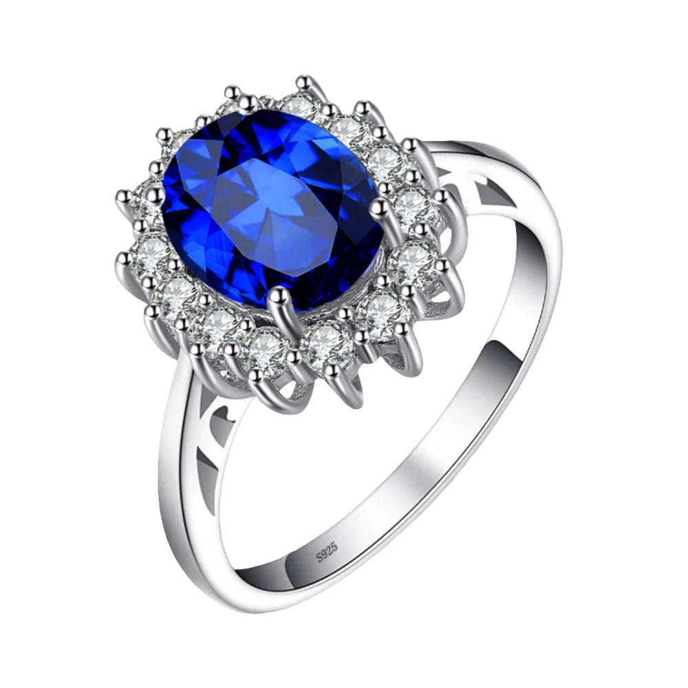 Blue Sapphire 925 Sterling Silver Ring