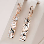 Ethnic Retro Square Drop Earrings