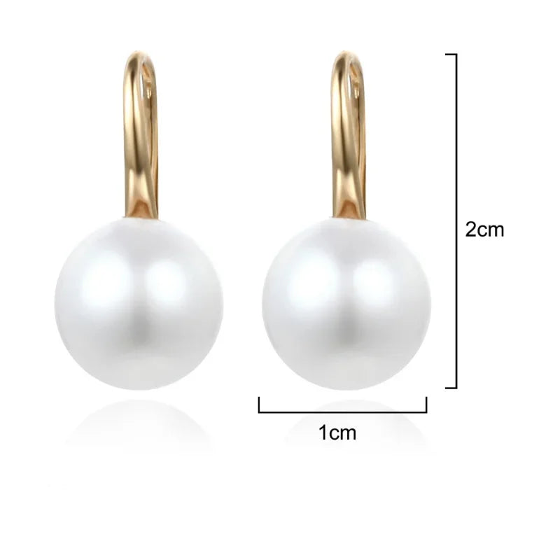 Genuine Natural Freshwater Pearl Earrings 925 Sterling Silver