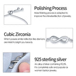 925 Sterling Silver Infinity Bracelet